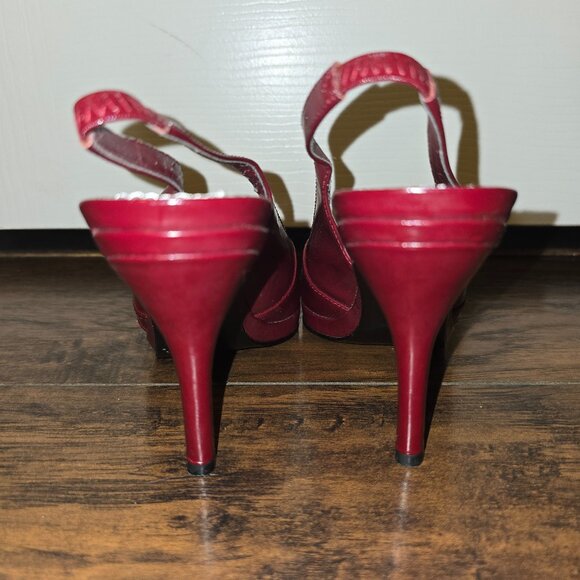 Ruby Red Slingbacks - Picture 3 of 3